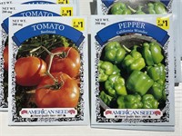 $30.00 AMERICAN SEED - PEPPER AND TOMATO SEEDS,