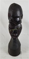 Solid Wood Tribal Carved Figure