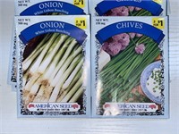 $26.00 AMERICAN SEED - ONION AND CHIVES, (30