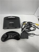 SEGA Genesis at games and controller untested as