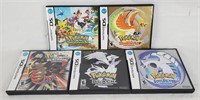 5 Nintendo Ds Pokemon Empty Game Cases