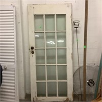 15 Glass Pane Door