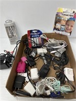 Nice lot of chargers earplugs usb cars and double