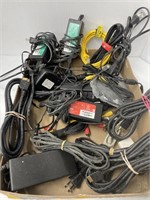Lot of cords AC adapters, phone cord, HDMI CORDS