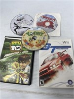 5 Wii games- Yoshis , Ben 10, Batman and more