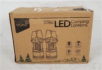 New Led Camping Lanterns 2-pack