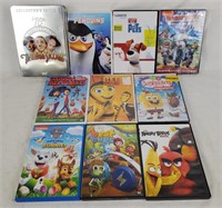 Three Stooges & Assorted Childrens Dvds