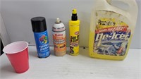 Lot of car cleaners