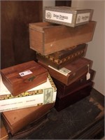 (18) Collectible Wood Boxes