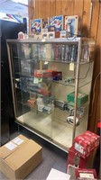 48’’X60’’ lighted glass display case no contents
