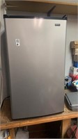 Stainless steel Kenmore mini fridge no contents
