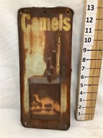 Camels Cigarettes Metal Thermometer, (no