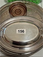Silver plate trays, casserole and more