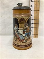 Vintage Stein w/ Pub Scene and E. Pluribus Unum