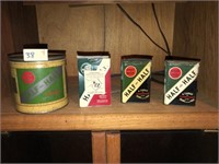 Vintage Half & Half Tobacco Tins
