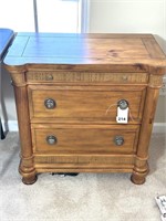 Broyhill 3 Drawer Night Stand ~ Sea Grass