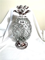 Home Decor Large Glass Pineapple