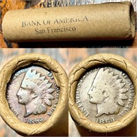 T13 Vintage Bank of America SF Wheat Penny Roll