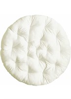 NEW $50 47.27*47.27" Papasan Cushion Cover White