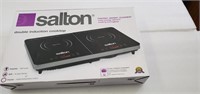 V0004 SALTON DOUBLE INDUCTION COOKTOP1800WATTS
