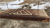 CATTLE GUARD WITH WINGS AND CLEANOUT