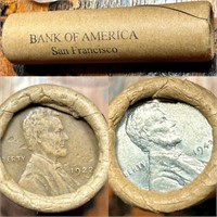 P23 Vintage Bank of America SF Wheat Penny Roll