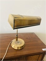 brass bankers lamp