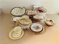 cups, saucers, plates - paragon, aynsley etc