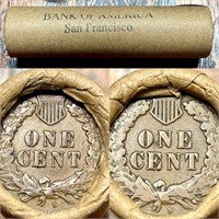 K9 Vintage Bank of America SF Wheat Penny Roll