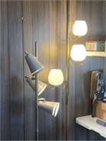Vintage Tension Rod Light & Floor Lamp