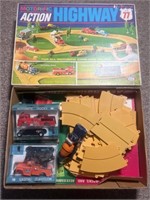 Vintage Ideal Motorific Action Highway Toy