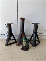 Misc Jack Stands + Hydraulic Jack