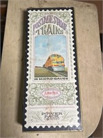 Aurora Microgauge Postage Stamp Trains