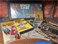 Vintage Popeye Game, Space Case, & Comics