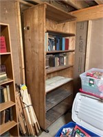 Large Rolling Shelf w/ Books