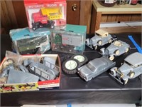 Vintage Metal Car Models & Motorific Trucks