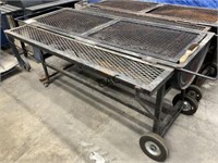 2'X6' Rolling Charcoal Grill