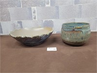 2pc Fine pottery bowls