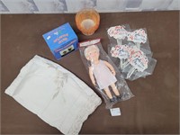 Crafting and doll mix lot