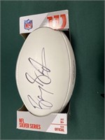 Autographed Barry Sanders Football