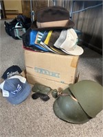 Vintage Baseball Hats / Trucker Style, Army