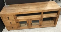 Wooden Cabinet - 63" x 20" x 27"