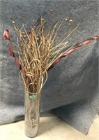 Vase w/Dried Flowers - 48" (Vase is cracked)