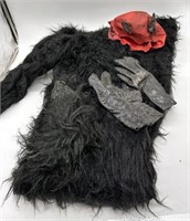 Gorilla Suit & Devil Ears Head Piece Costumes