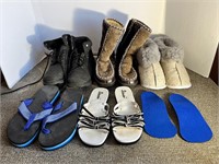 Shoe lot with SNOWLAND BOOTS$