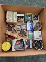 Assorted bolts, nuts, screws, nails, washers, Etc