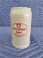 Vintage Henninger Bier 7.75 in beer stein