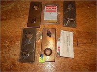 (4) Door Lock Covers Vintage