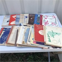 Vintage Sheet Music and Music Books