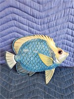 Decorative fish wall decor, 11 inches long x 8 in